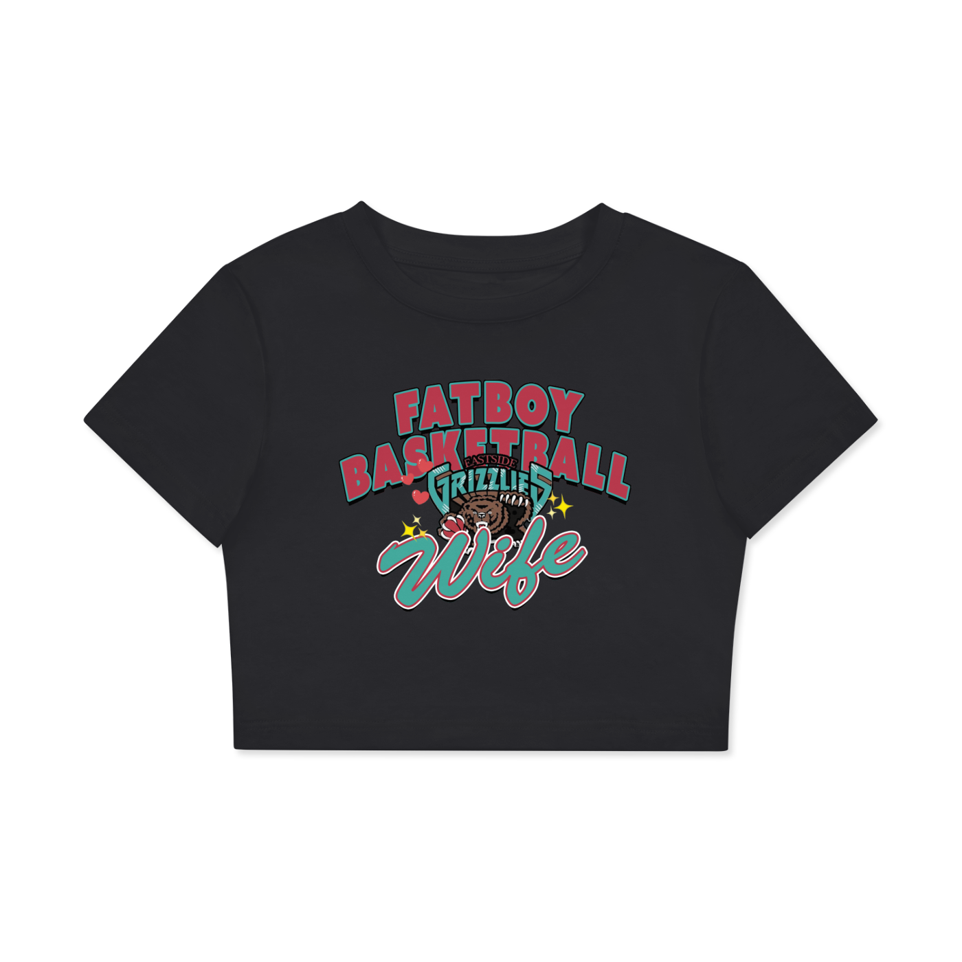 Women's Fitted Crop Tee | Bodycon T-Shirt