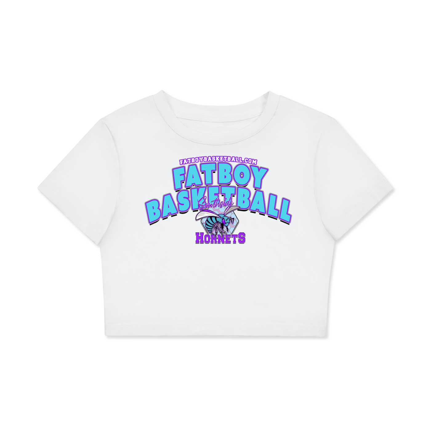 Women's Fitted Crop Tee | Bodycon T-Shirt
