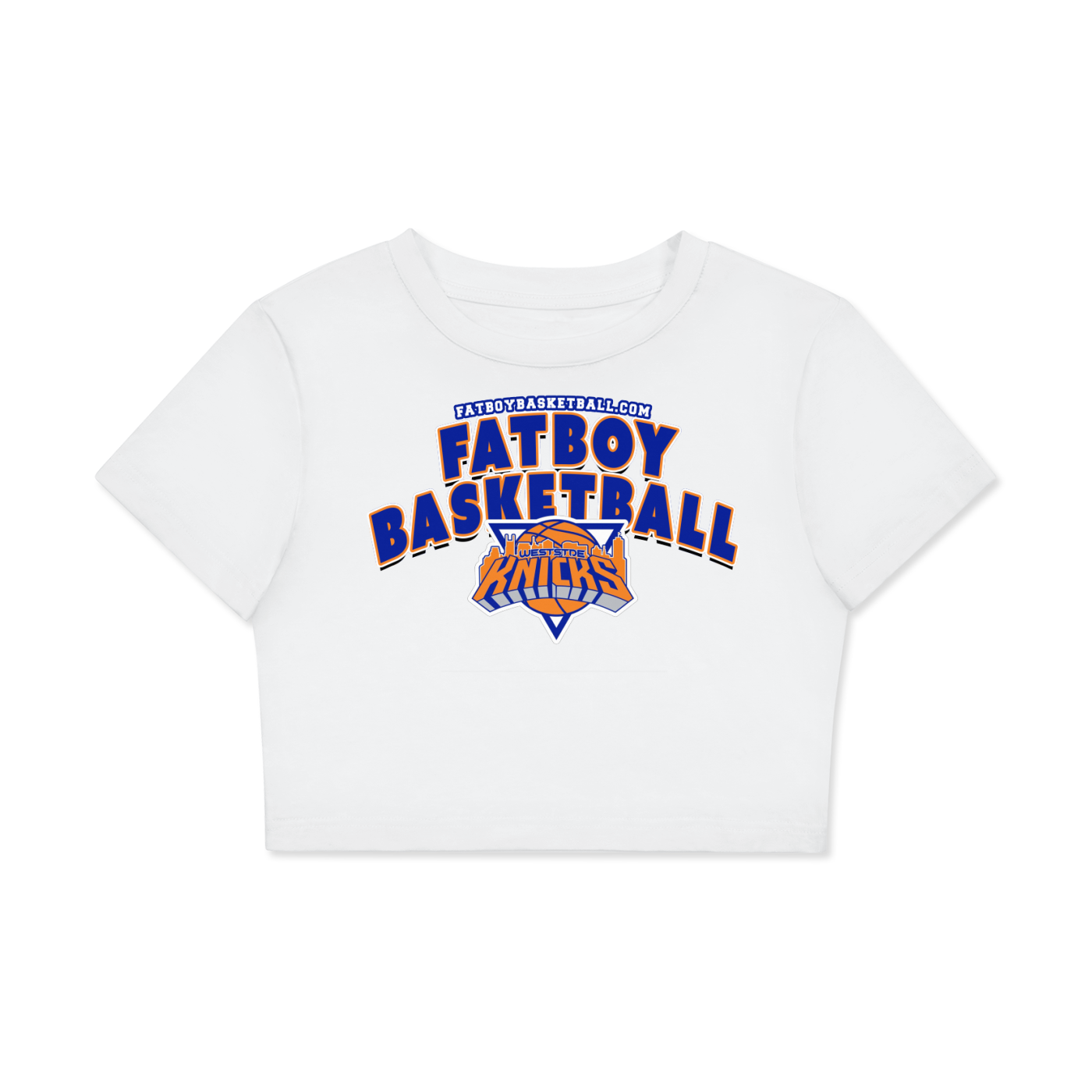 Women's Fitted Crop Tee | Bodycon T-Shirt