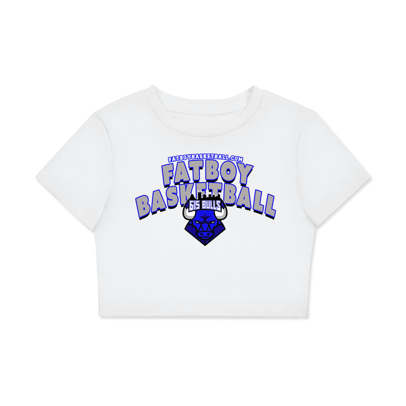 Women's Fitted Crop Tee | Bodycon T-Shirt