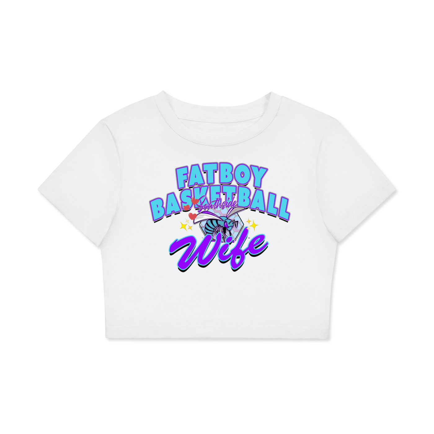 Women's Fitted Crop Tee | Bodycon T-Shirt