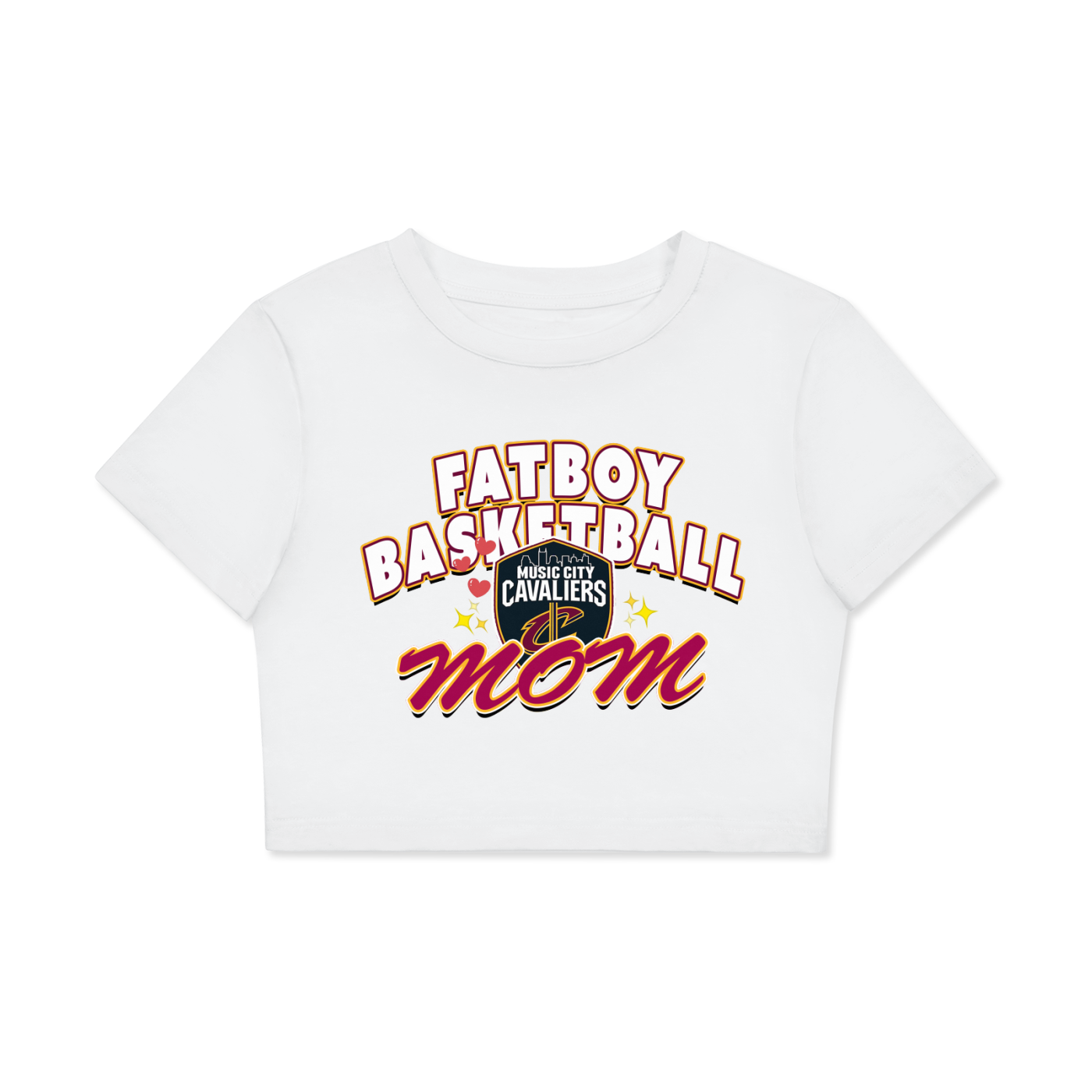 Women's Fitted Crop Tee | Bodycon T-Shirt