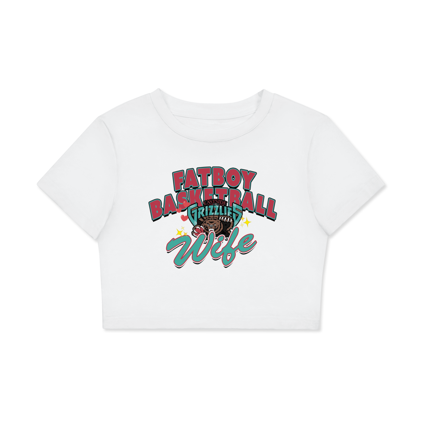 Women's Fitted Crop Tee | Bodycon T-Shirt