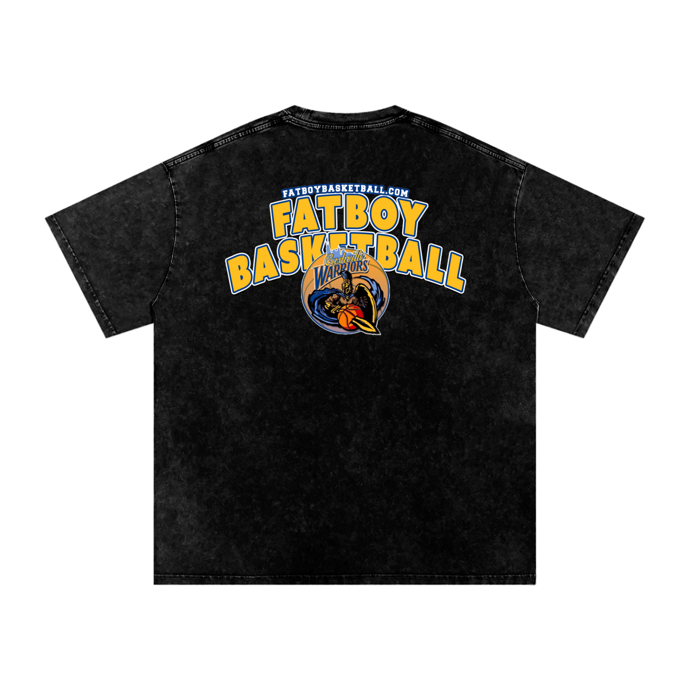 Warriors Acid Wash Oversize T-Shirt