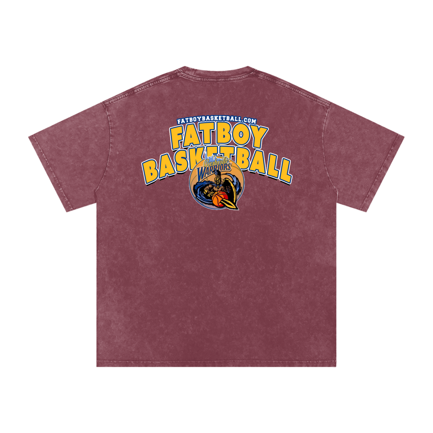 Warriors Acid Wash Oversize T-Shirt