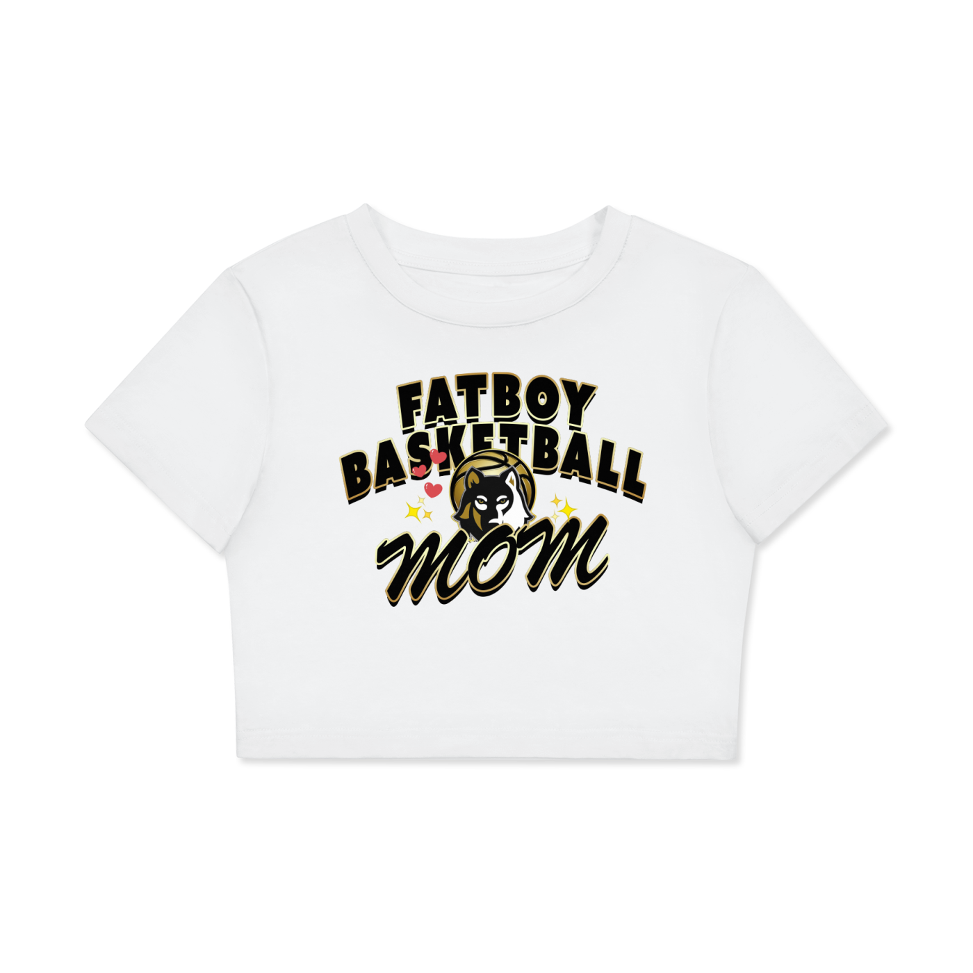 Women's Fitted Crop Tee | Bodycon T-Shirt
