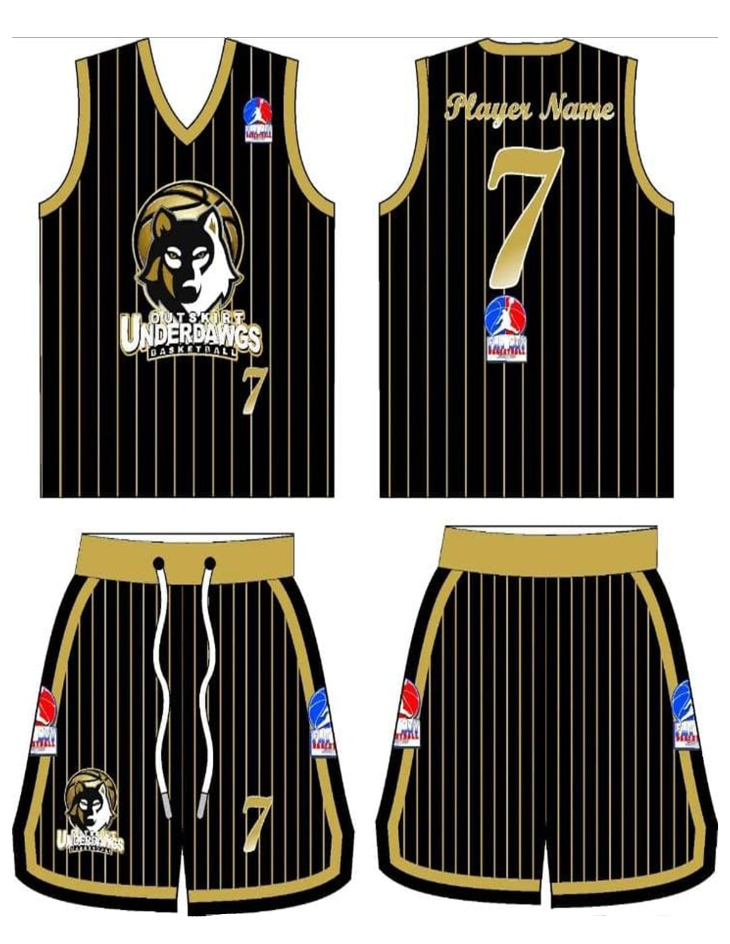 Outskirt Underdawgs Jersey - Black