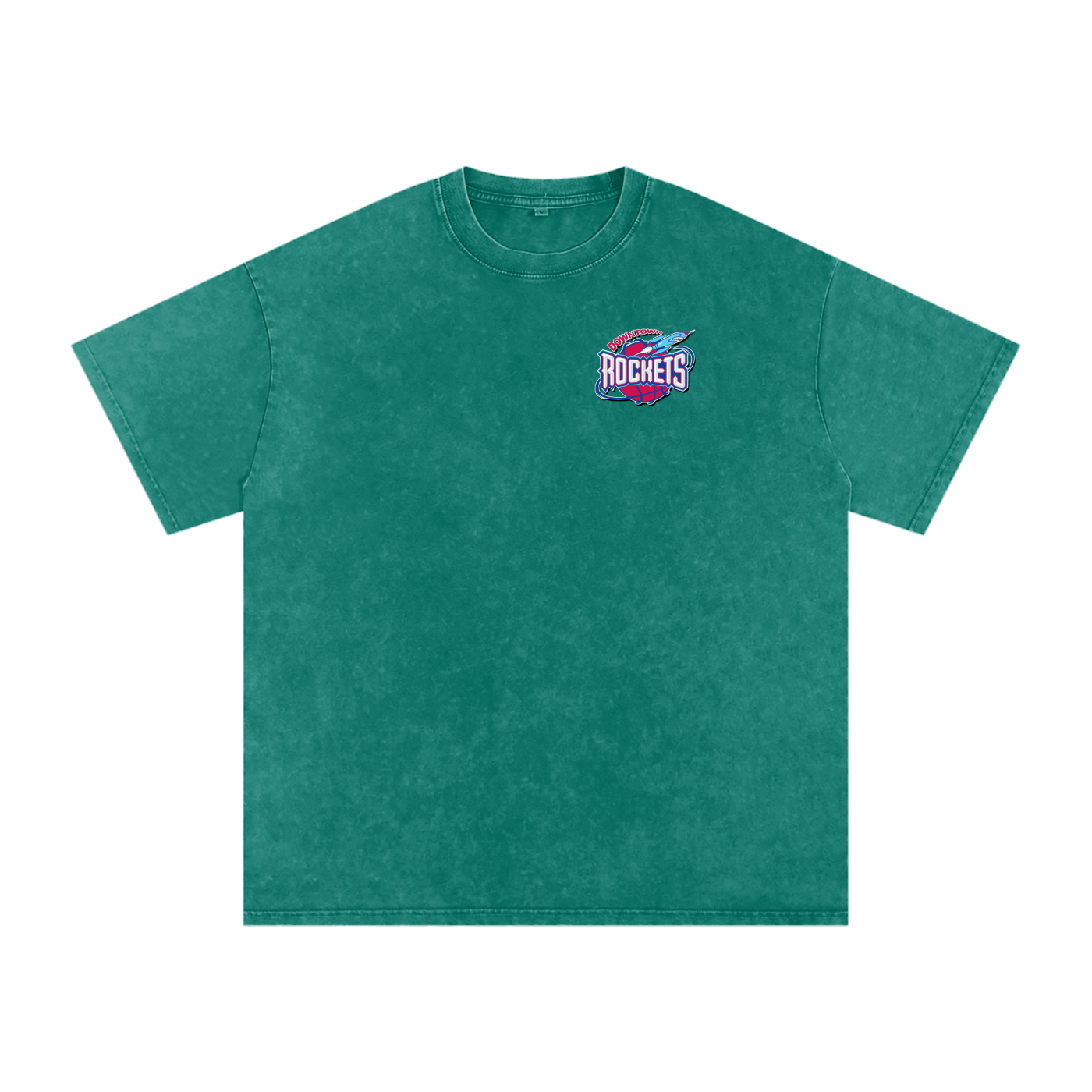 Rockets Fbbl Acid Wash Oversize T-Shirt - 250 GSM