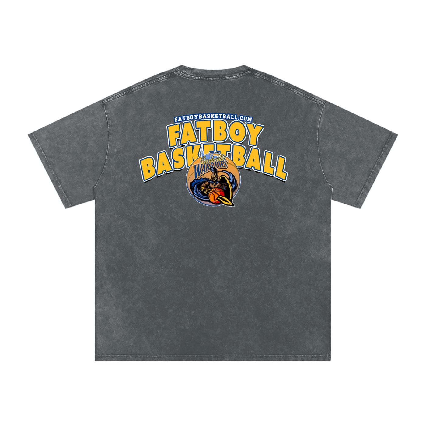 Warriors Acid Wash Oversize T-Shirt