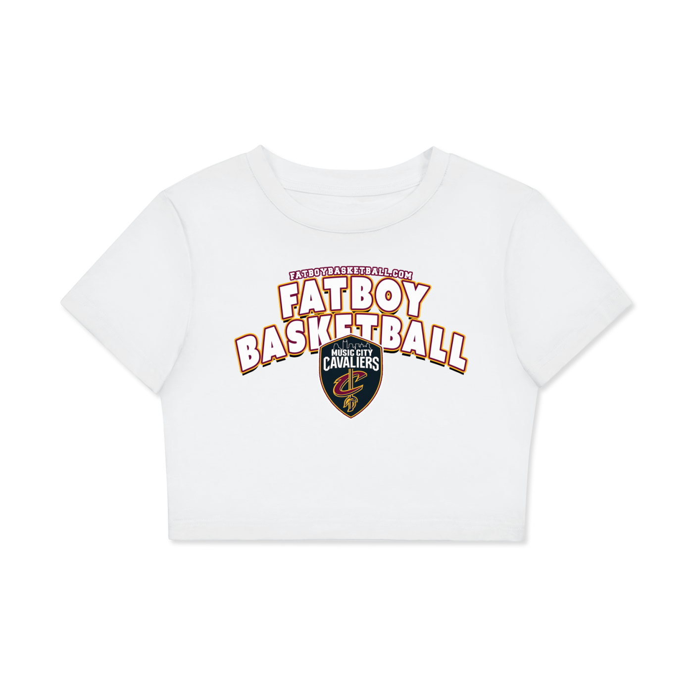 Women's Fitted Crop Tee | Bodycon T-Shirt