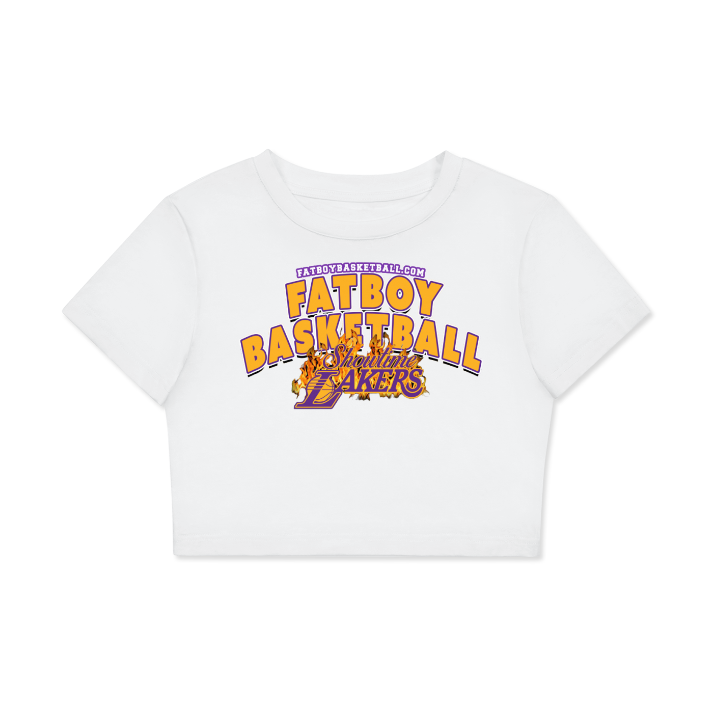 Women's Fitted Crop Tee | Bodycon T-Shirt
