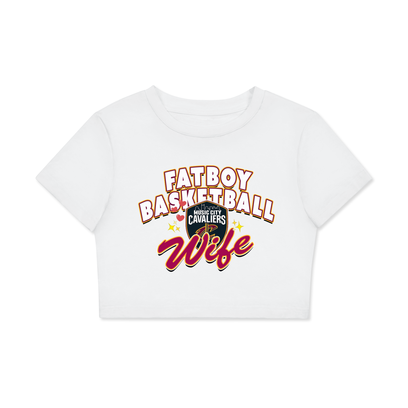 Women's Fitted Crop Tee | Bodycon T-Shirt