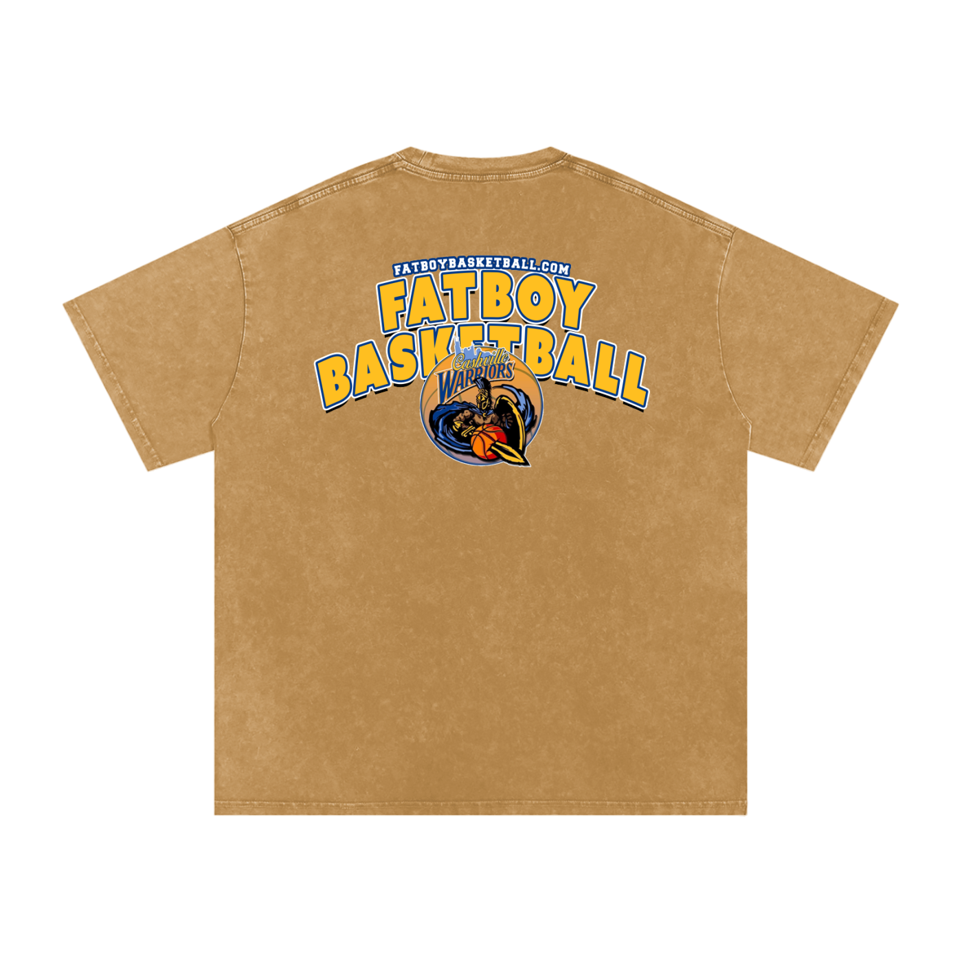 Warriors Acid Wash Oversize T-Shirt