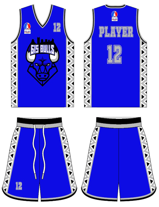 615 Bulls Jersey - Blue