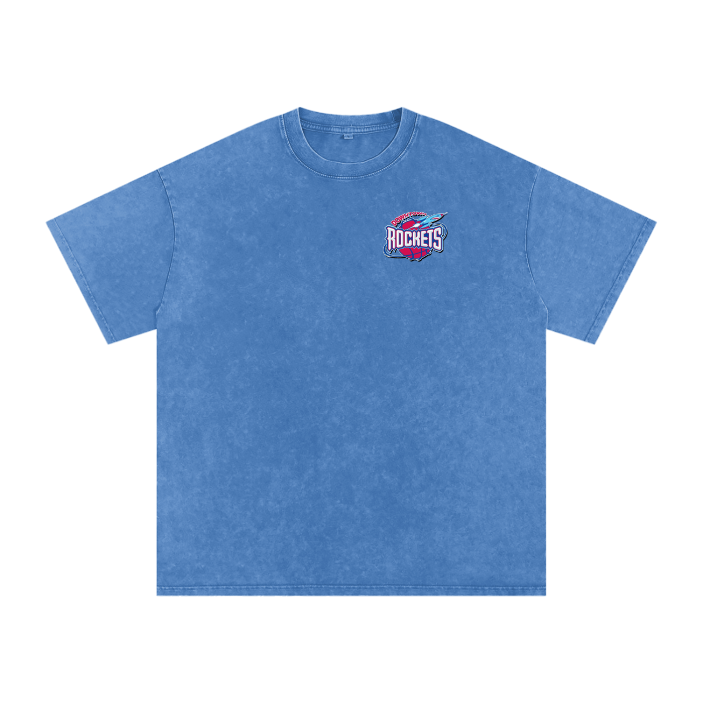 Rockets Fbbl Acid Wash Oversize T-Shirt - 250 GSM
