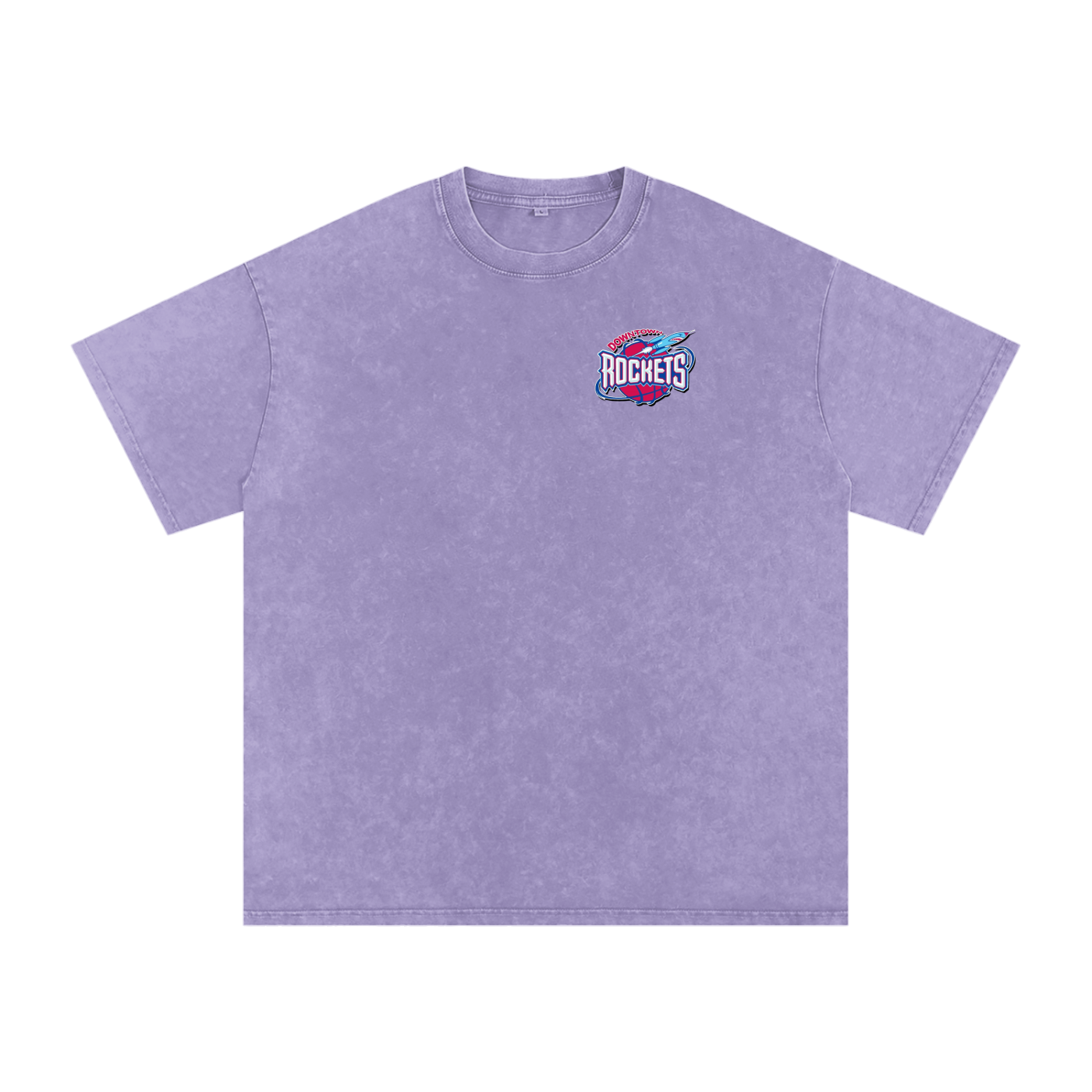 Rockets Fbbl Acid Wash Oversize T-Shirt - 250 GSM
