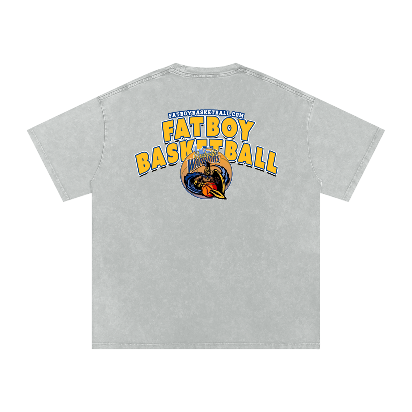 Warriors Acid Wash Oversize T-Shirt