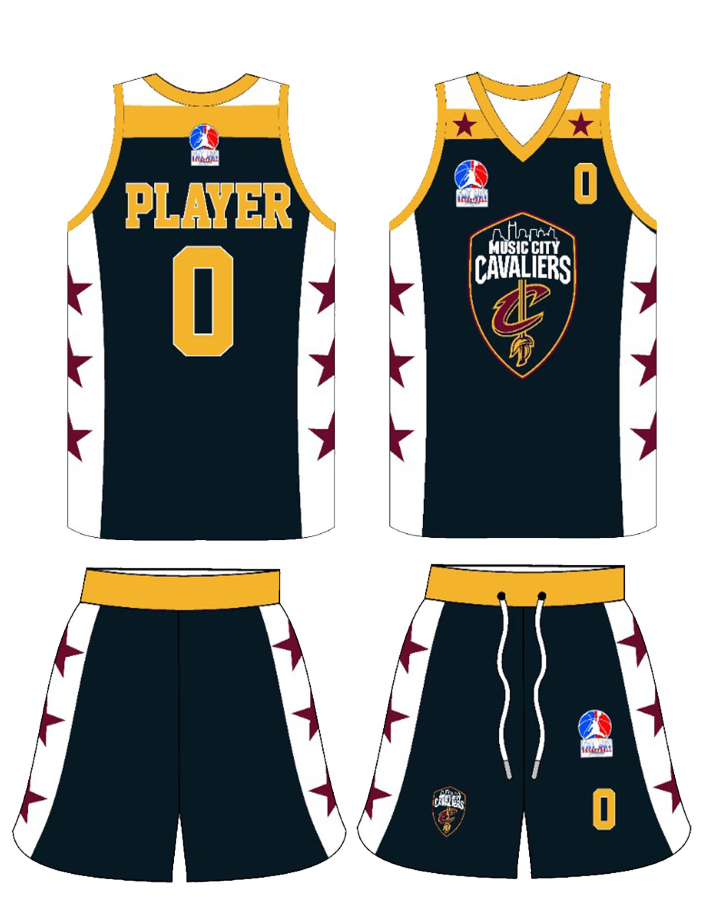 Music City Cavaliers Jersey - Black
