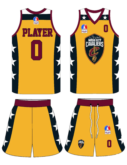 Music City Cavaliers Jersey - Gold