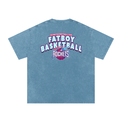 Rockets Fbbl Acid Wash Oversize T-Shirt - 250 GSM
