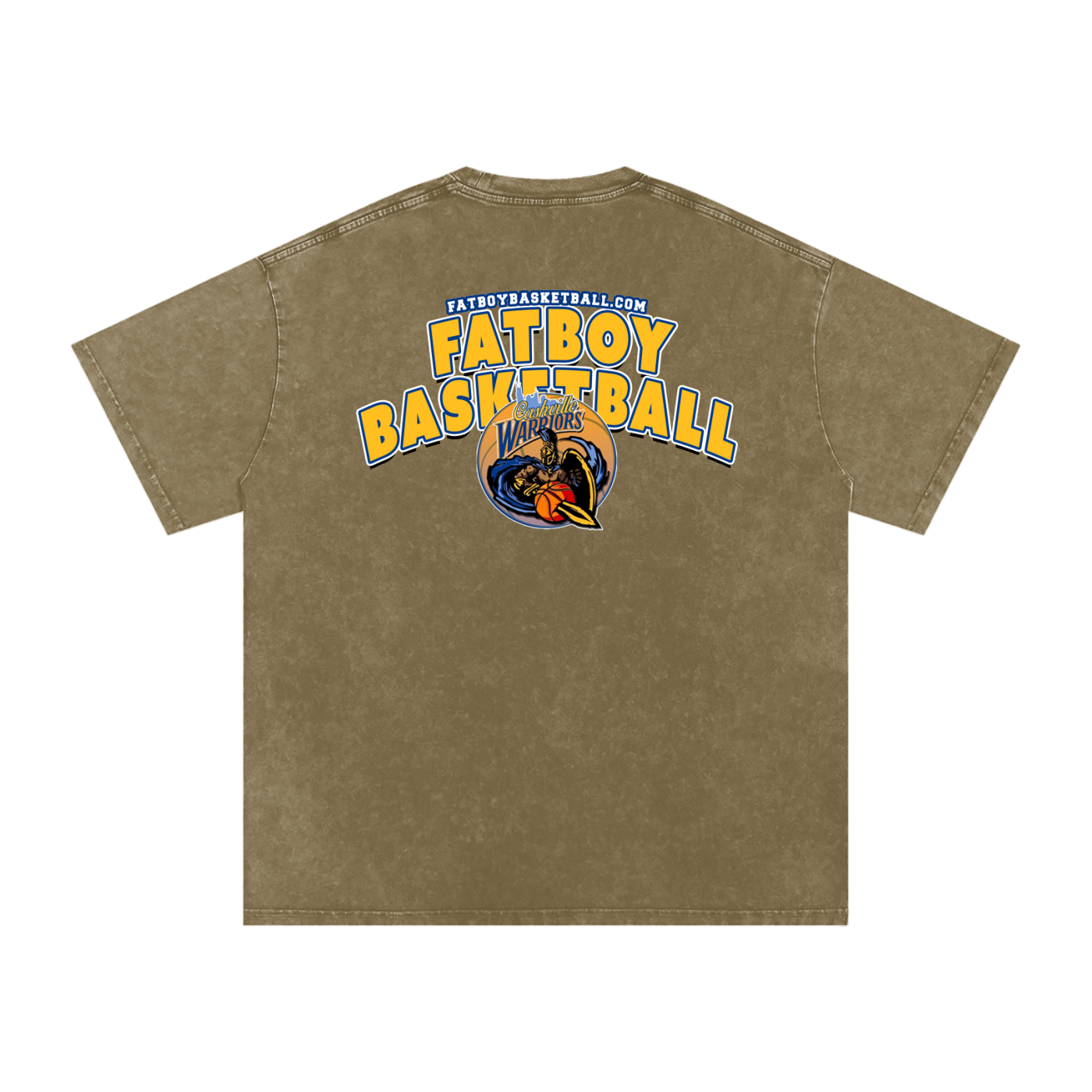 Warriors Acid Wash Oversize T-Shirt