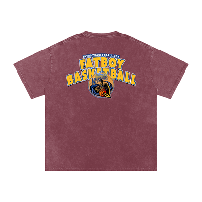 Warriors Acid Wash Oversize T-Shirt