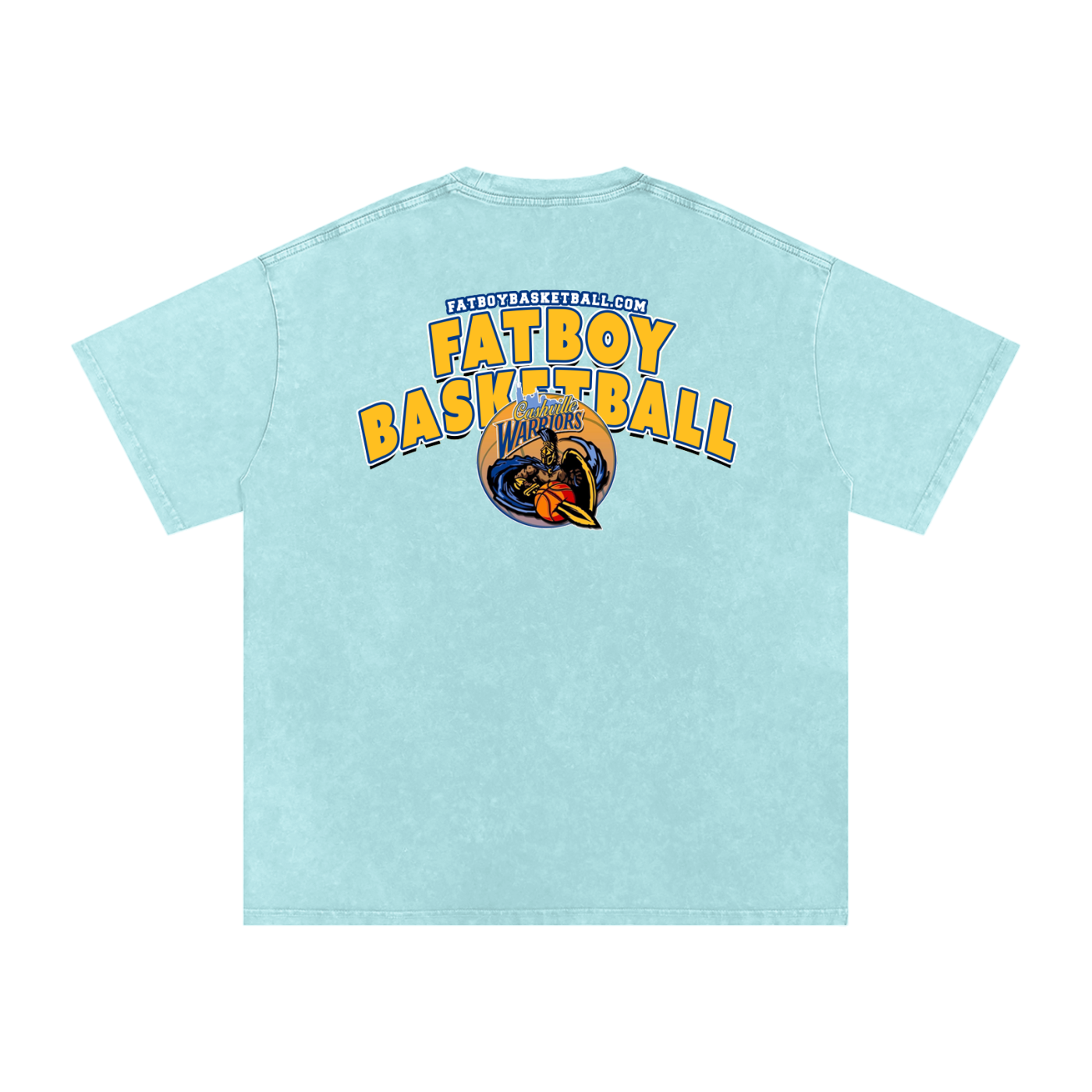 Warriors Acid Wash Oversize T-Shirt