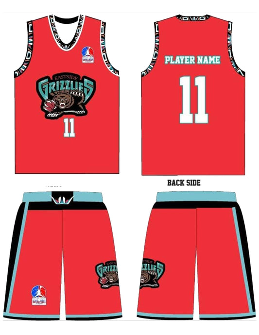 Eastside Grizzlies Jersey - Red