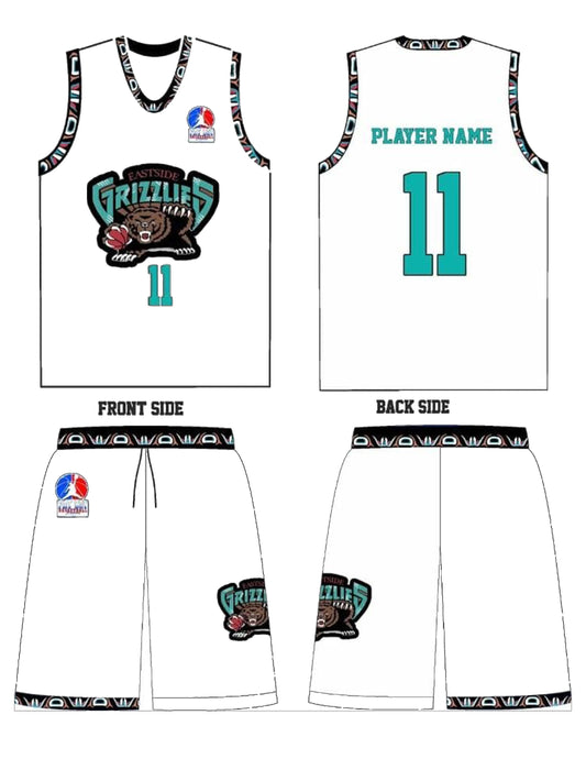 Eastside Grizzlies Jersey - White