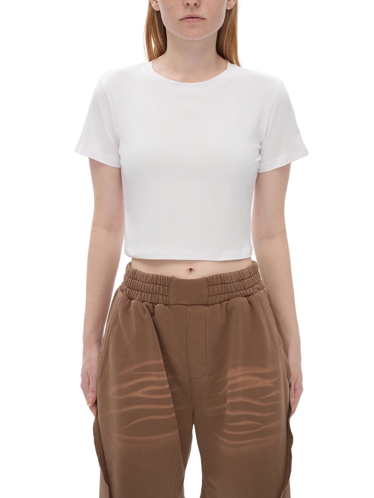 Women's Fitted Crop Tee | Bodycon T-Shirt
