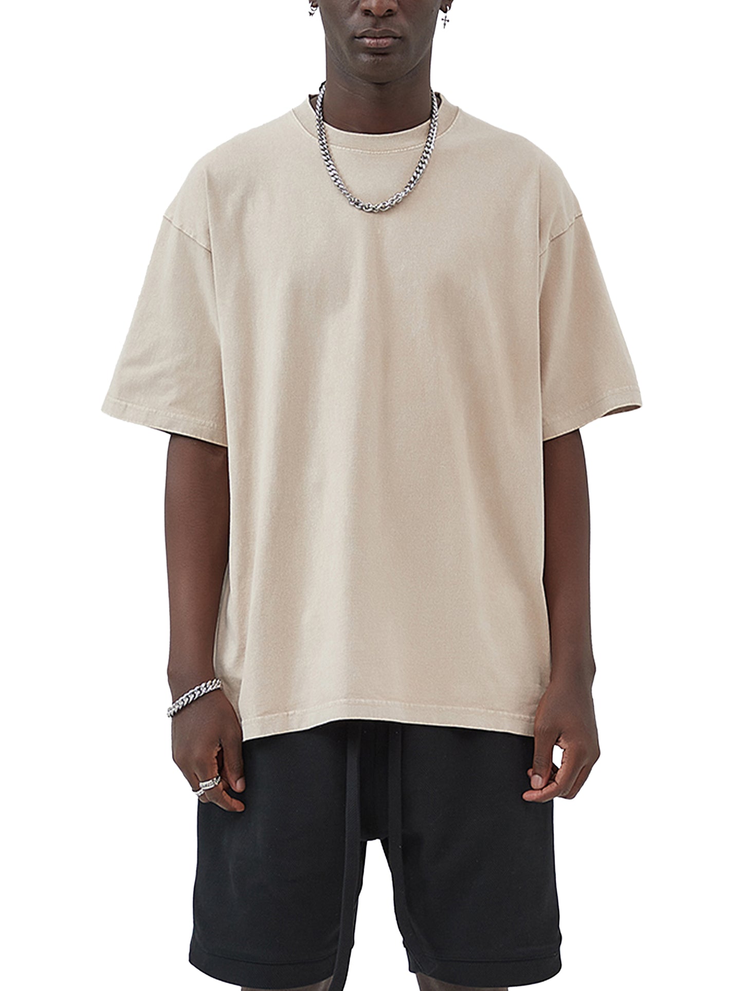 Warriors Acid Wash Oversize T-Shirt